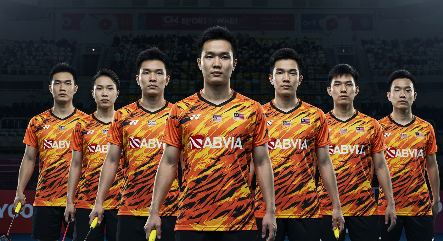 Malaysia's bold neon uniforms inspired by the Malayan tiger 