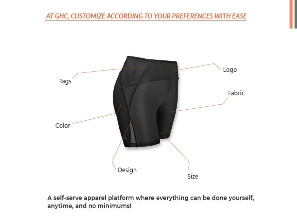 Custom Women's compression Shorts Design i, custom GHC Sportswear