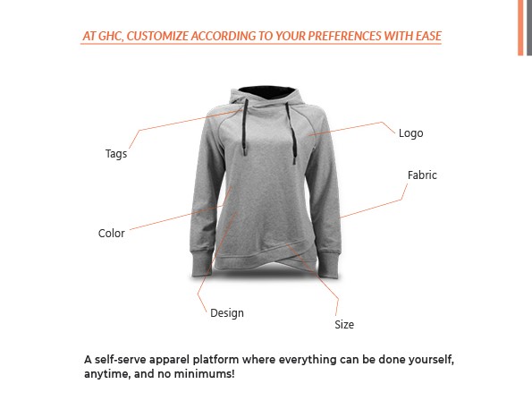 Custom Women's Pull over Hoodie Design i, custom GHC Sportswear