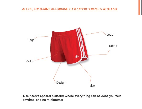 Custom Women's Sports Shorts Design i, custom GHC Sportswear