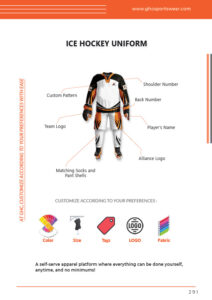 Custom ice hockey team uniform supplier | Wholesale ice hockey apparel for clubs, academies & sports shops