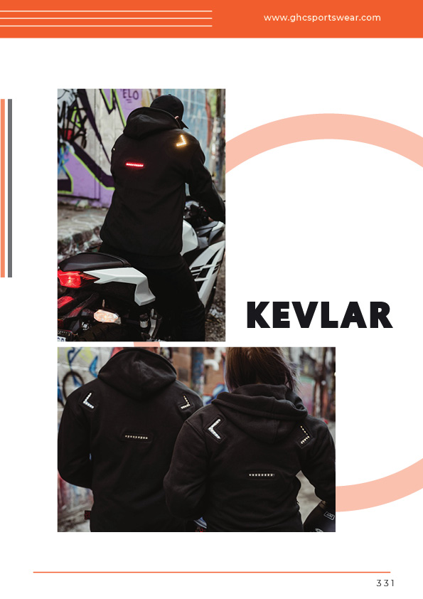 Custom Kevlar hoodie wholesale manufacturer | Motorcycle riding hoodies for brands, retailers & distributors