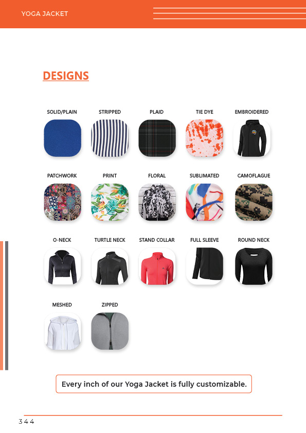 Custom yoga jacket design options | Private label yoga wear manufacturer for brands
