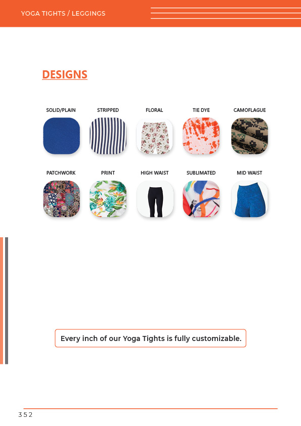 Custom yoga tights & leggings designs | Wholesale B2B yoga pants supplier with multiple styles & finishes