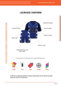 Bespoke OEM ODM lacrosse uniform factory | Custom logo, player name, numbers, fabric & sizing for wholesale B2B buyers