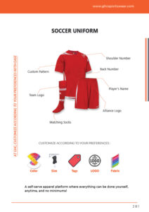 Bespoke OEM ODM soccer uniform factory | Custom logo, player name, numbers, fabric & sizing by GHC Sportswear®