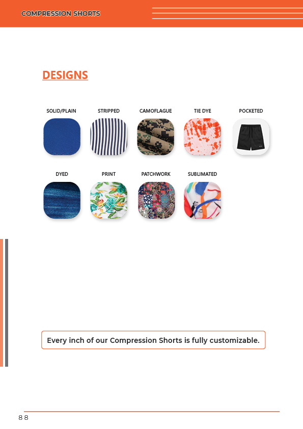 Custom men’s compression shorts designs | Wholesale B2B compression wear supplier with multiple styles & finishes