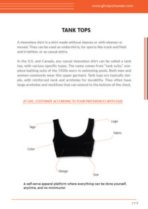 OEM ODM bespoke women’s tank tops factory | Custom logo, fabric, fit, size & design for wholesale B2B buyers