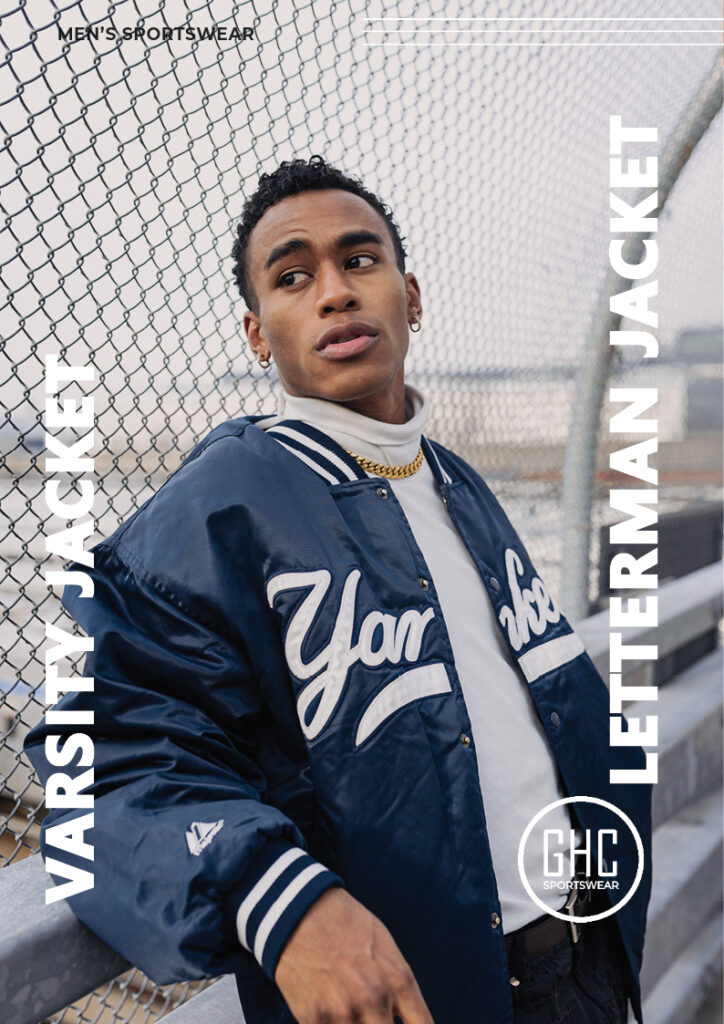 Custom wholesale men’s varsity jacket manufacturer | OEM ODM letterman jackets for brands, schools, teams & retailers