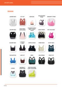 Wholesale women’s sports bra styles | Adjustable, mesh, cross-back & zip-front designs