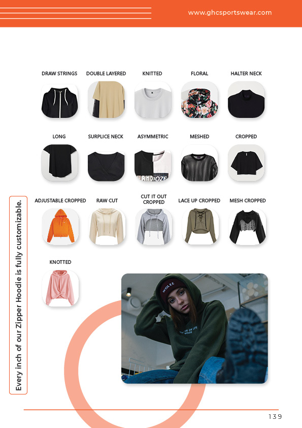 Wholesale women’s zipper hoodies for fashion & athleisure brands | OEM ODM hoodie manufacturer