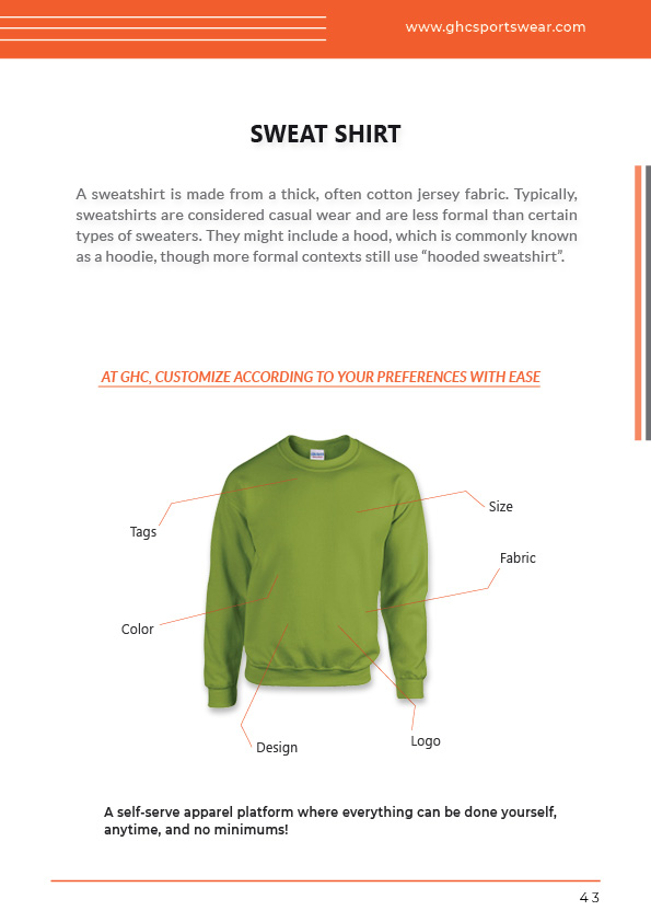 OEM ODM men’s sweatshirt factory | Custom logo, fabric, size, color & design for wholesale buyers