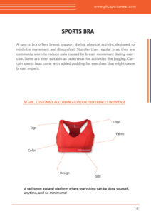 OEM ODM women’s sports bra factory | Custom logo, fabric, size, color, design & tags