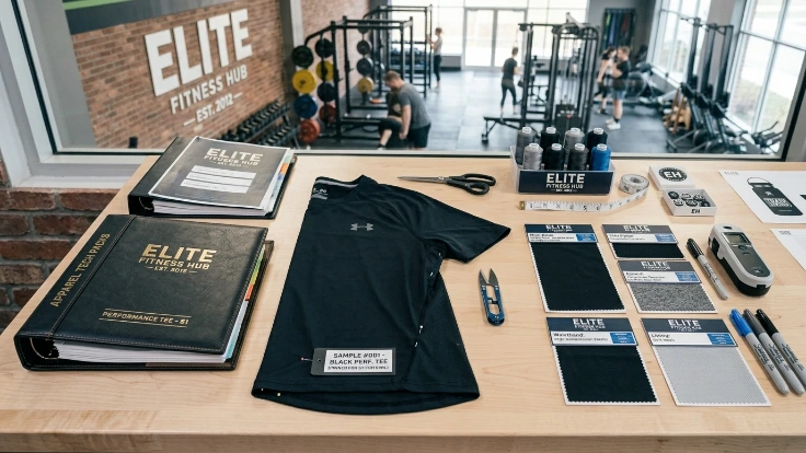 apparel sampling process with garment development samples