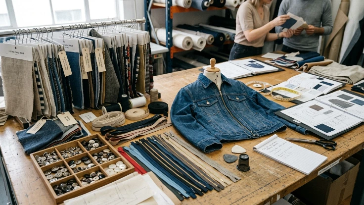 fabric and trim sourcing in apparel manufacturing process