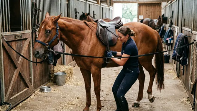 signs your horse hates your tack showing discomfort