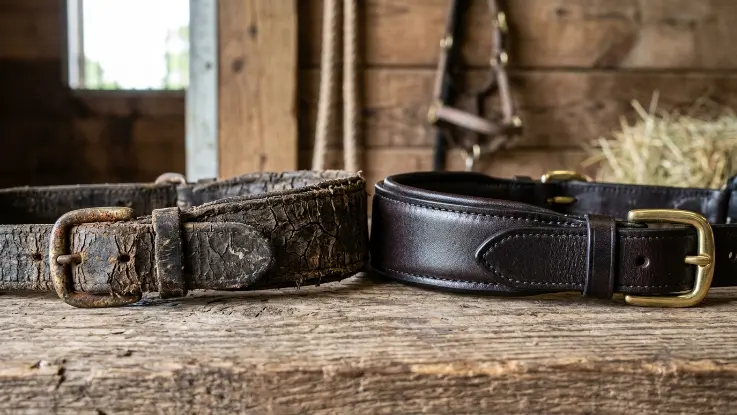 why leather tack cracks showing dry damaged leather