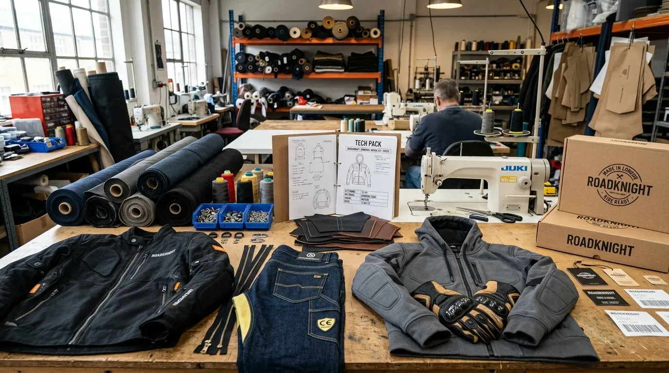 custom motorcycle gear manufacturing guide for brands clubs and distributors