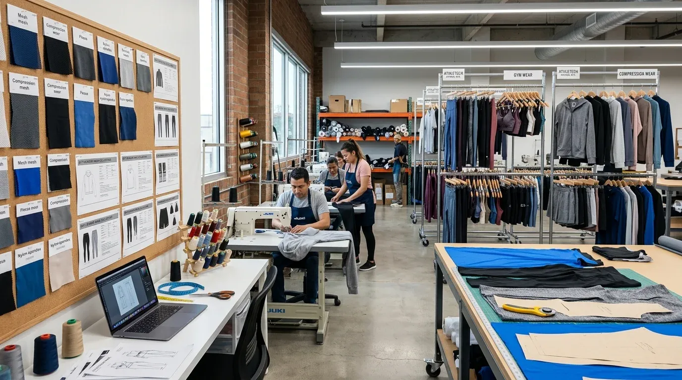 custom sportswear manufacturing for brands and startups